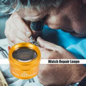 B0DCSV26JQ--عدسة مكبرة 30 × 36 ملم - عدسة بصرية K9 عدسة مكبرة احادية العدسة الاحادية العدسة المحمولة للعملات المعدنية والمجوهرات (صنع في المانيا)