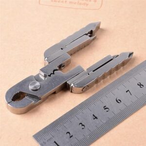 B0CFGC6R4K-[ 1Pc ] Swiss EDC Tech Portable Pocket Mini 15 In 1 Folding Pliers Screwdriver Combination Kit Outdoor Multifunction Tool Gear