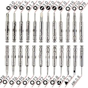 61gPDIbifBL._AC_SX522_ B0F84Y4VL5- 25 in 1 Precision Screwdriver Set, DIY Mini Repair Tool Kit for PC, Glasses, Mobile Phone, Laptop, Watch, Drone with Leather Case...Pcs (5)