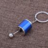 B096T6L8MP-Creative Gear Box Shifter Alloy Metal Keyrings Casual Key Chain Rings -Blue