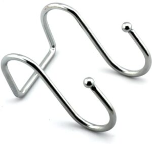 خطافات تعليق مزدوجة على شكل حرف S ستيل من رويلينج مطبخ بملائمة عالمية متينة - لاستخدامات متعددة ولفوط الحمام وتعليق النباتات في الحديقة 10 قطع ستانلس فضي 3.0 رطل 3.0--B01M6YPQRA--