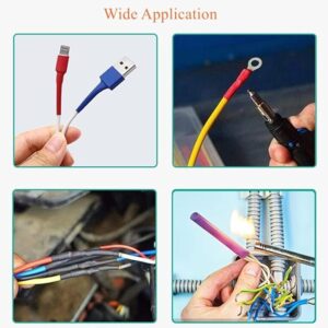 B0CV5Y3ZPL- 164 pcs 2:1 Heat Shrink Tubing Kit Heat Shrink Tubes Wire Wrap, Electric Insulation Assorted Sleeving Tube Wrap Cable Wire Kit for DIY