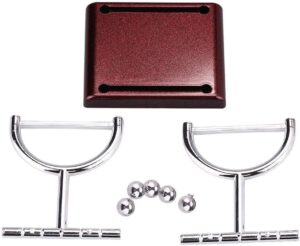 [1Pcs] [ Small - 9 CmX 8 Cm] Newtons Cradle Balance Balls Physics Pendulum Science Desk Office Classic Toy BB0908CM--B0F79KDDF7