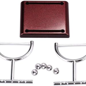 [1Pcs] [ Small - 9 CmX 8 Cm] Newtons Cradle Balance Balls Physics Pendulum Science Desk Office Classic Toy BB0908CM--B0F79KDDF7