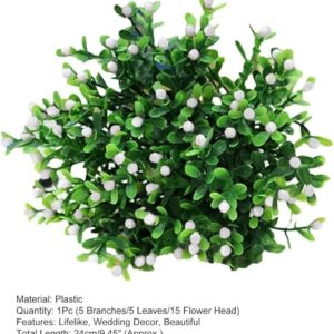 [1PCs -As Shown - Random Green ] Artificial Flower DIY Wedding Colorful Flower Bouquet Plastic Plants Fake Flowers For Garden Porch Window Home Room Table Decor--B0CSX1J2ZW