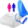 -Unisex Potty Urinals for Car, Toliet Urinal Pot for Men and Women, Portable Pee Bottle, With a Lid and Funnel, Leakproof Urinals for Car, Travel-B09TXK4X41