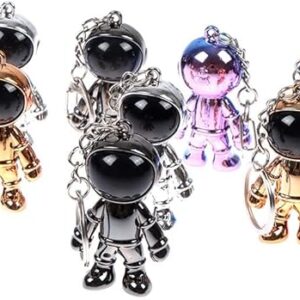 61sjVKbTrmL._AC_SX522_ 1 PC Creative New 3D Astronaut Space Alien Keychain Alloy Gift For Gadgets For Keychain Holder (Silver)-B0BXTW68QV