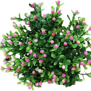MySouq-Store [1PCs -As Shown - Random Green ] Artificial Flower DIY Wedding Colorful Flower Bouquet Plastic Plants Fake Flowers For Garden Porch Window Home Room Table Decor--B0CSX1J2ZW
