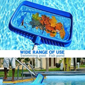 B0CTFB425L- 1PCs Pool Skimmer Net, Heavy Duty Leaf Rake Cleaning Tool, Fine Mesh Deep Bag Catcher with Strong Plastic Frame for Cleaning Swimming Pool & Pond
