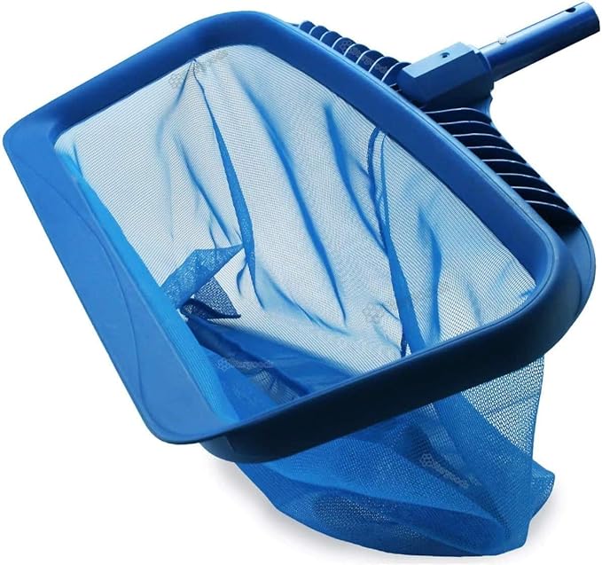 B0CTFB425L-MySouq-store 1PCs Pool Skimmer Net, Heavy Duty Leaf Rake Cleaning Tool, Fine Mesh Deep Bag Catcher with Strong Plastic Frame for Cleaning Swimming Pool & Pond