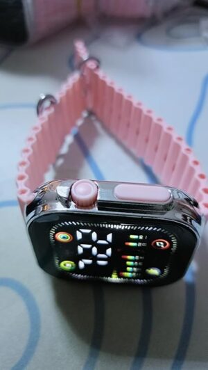Led Display Digital Kids Watches Sport Boys Girls Luminous Children’s Electronic Wristwatch Students Clock Watches - only time and date-B0FB6H6LY3