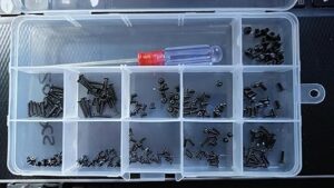 Laptop Notebook Nickel Screws Set Computer Electronic Digital Mini Mechanical Assortment Repair Kit Hardware (200Pcs-TZ02001503)-B0F931PRD5