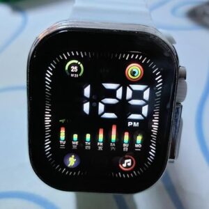 Led Display Digital Kids Watches Sport Boys Girls Luminous Children’s Electronic Wristwatch Students Clock Watches - only time and date-B0FB6H6LY3