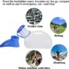 -Unisex Potty Urinals for Car, Toliet Urinal Pot for Men and Women, Portable Pee Bottle, With a Lid and Funnel, Leakproof Urinals for Car, Travel-B09TXK4X41