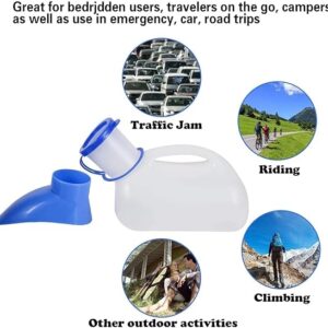 71YWGeTQKbL._AC_SX569_ -Unisex Potty Urinals for Car, Toliet Urinal Pot for Men and Women, Portable Pee Bottle, With a Lid and Funnel, Leakproof Urinals for Car, Travel-B09TXK4X41