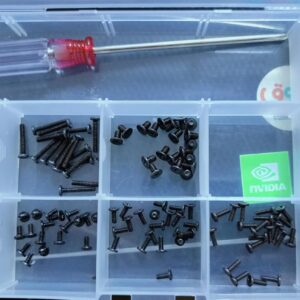 MySouq.Store Laptop Notebook Nickel Screws Set Computer Electronic Digital Mini Mechanical Assortment Repair Kit Hardware (200Pcs-TZ020015012)-B0F92Z41H7