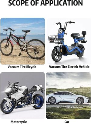 8 Pack Fluorescent Car Tire Valve Stem Caps, Luminous Air Caps Cover, Car Glow Tire Air Caps Cover, Universal Accessories for Cars Trucks SUVs Motorcycles Bike OVRX (Random Set Color)-B0CGGRL1DF