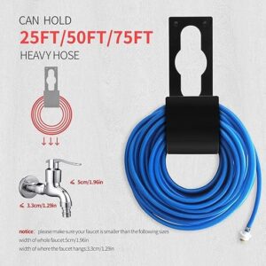 B0F9HS8W95-- Click to see full view Garden Hose Hanger Wall Mount Heavy Duty Hose Holder Hook Fit to 50Ft 75Ft Expandable Hose - Made By MySouqEg Store (4, one size)