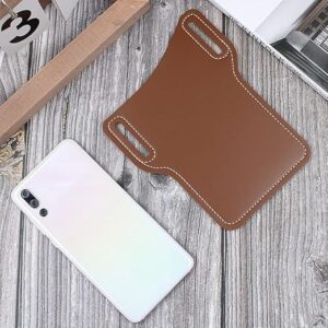 Men's Belt Loop Holster Leather Phone Wallet--B09H3LPP86
