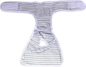 B0DVDMFHM5- [1 Pcs] Female Dog Shorts Panties Menstruation Underwear Briefs Jumpsuit Pet Physiological Pant Diaper Sanitary Washable Dog Pants (Black, L -Waist 35-45cm, 1, one piece)