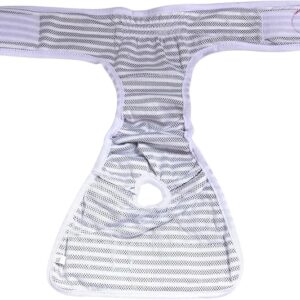 B0DVDMFHM5- [1 Pcs] Female Dog Shorts Panties Menstruation Underwear Briefs Jumpsuit Pet Physiological Pant Diaper Sanitary Washable Dog Pants (Black, L -Waist 35-45cm, 1, one piece)