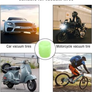 71oo-ZhzmDL._AC_SX569_ 4PCS Green Fluorescence, Bike Motorcycle Noctilucous Illuminated Valve Cap, Universal Wheel Valve Caps for Car Truck Motorcycles Bike Tires, Need Sunlight to Absorb Energy-B0CGGKQQ2F