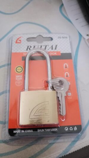 30mm Heavy Duty Security Lock With Keys - long neck Locks RUITAI,-B0F9B3JS81