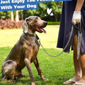 71vOMlbP-YL._AC_SX679_ B0FB9D1RB9- Heavy Duty Dog Leash,4FT/6FT Metal Pet Lead with Stainless Steel Links and Comfortable Handle for Medium & Large Size Dogs (Red, 48" * 1.20M)