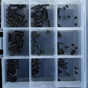 MySouq.Store Laptop Notebook Nickel Screws Set Computer Electronic Digital Mini Mechanical Assortment Repair Kit Hardware (300Pcs-TZ02001504)-B0F932V66P