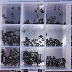 Laptop Notebook Nickel Screws Set Computer Electronic Digital Mini Mechanical Assortment Repair Kit Hardware (300Pcs-TZ02001504)-B0F932V66P