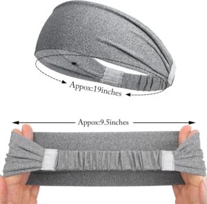 1PCs Sports Headbands For Men Woman Gym Yoga Sweat Hair Bands Soft Elastic Hairbands Stretch Outdoor Sport Sweatbands One Size-B0DVPML9B5