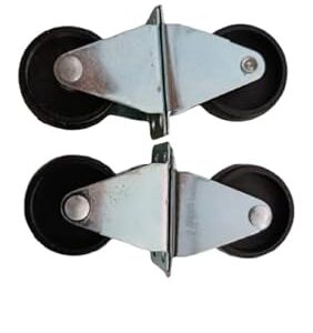 MySouqEg Store 4 Pcs Rolling Casters, Diameter 3,4,4.5Cm Please select you size Casters, 1 Way Furniture Moving Forward and Back Only Base Length (Black, 3.50Cm)-B0F9Z4HJCX