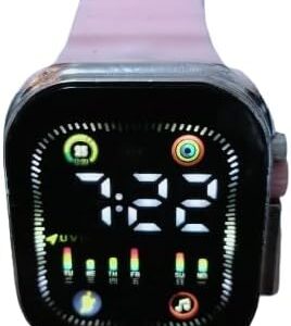 MySouqEg Store Led Display Digital Kids Watches Sport Boys Girls Luminous Children’s Electronic Wristwatch Students Clock Watches - only time and date-B0FB6H6LY3