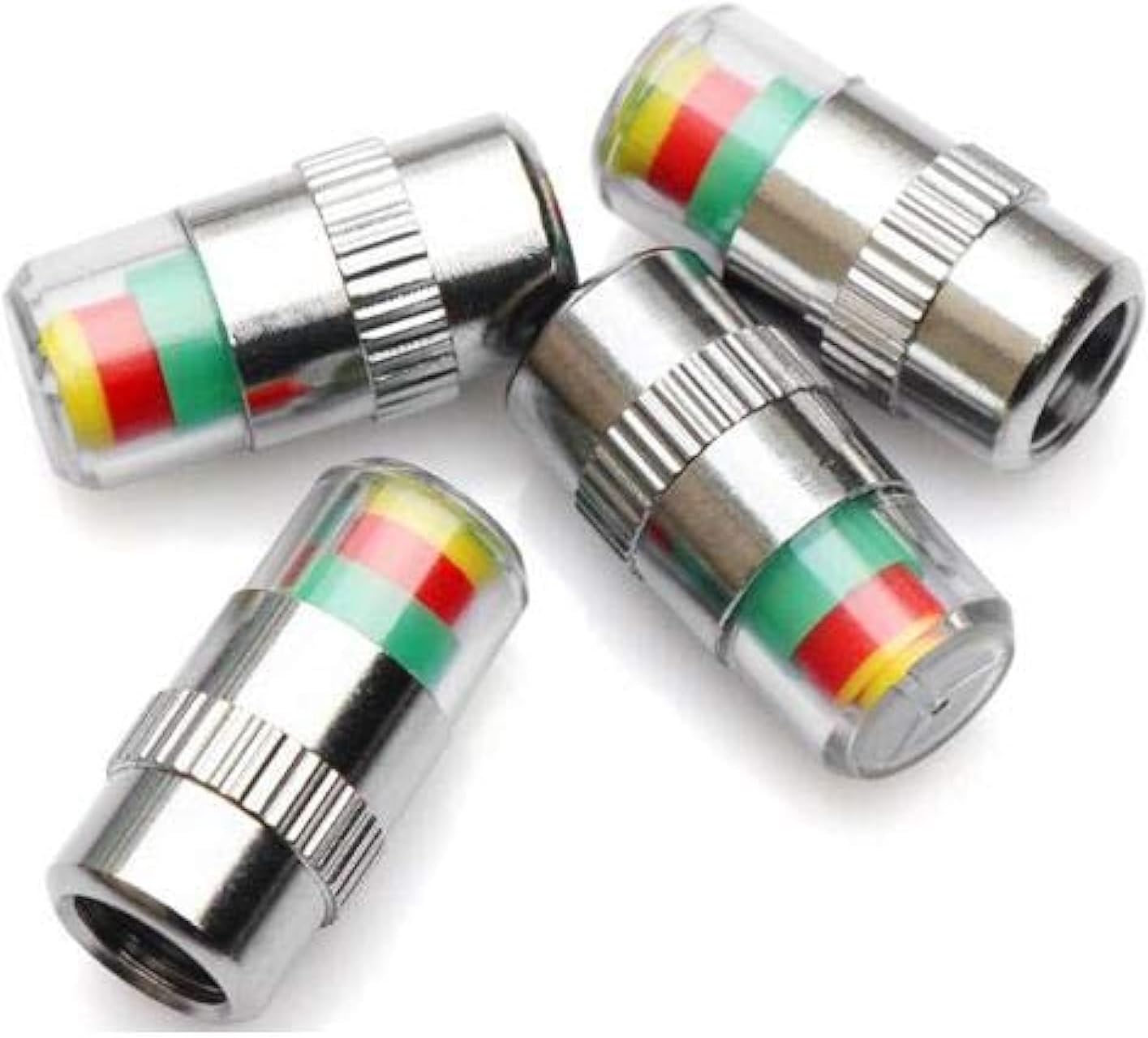 MySouq-4PCS Car Tire Valve Caps Pressure Gauge Monitor Indicator-B091JB33YT