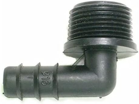 MySouq-10 PCs - Irrigation Male Elbow 16mm- 3/4" BSP Thread-B0B1C9LJH7