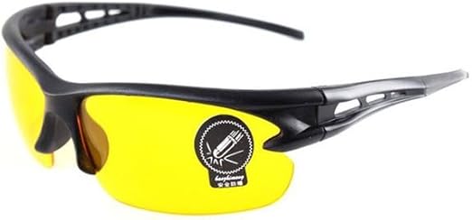 MySouq-Store Men's Explosion-proof Sunglasses Outdoor Riding Glasses Bicycle Sunglasses Black Frame Night Vision-B0D1HXS2W9