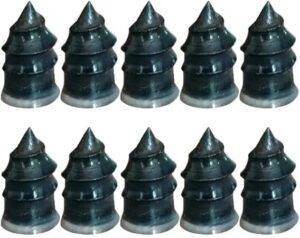 10Pcs Vacuum Tyre Repair Nail Kits for Wheels Car Motorcycle Scooter Rubber Tubeless Tire Repair Tool Glue Free Repairing Tire Nail Randomly-B0DJBSZ8RR