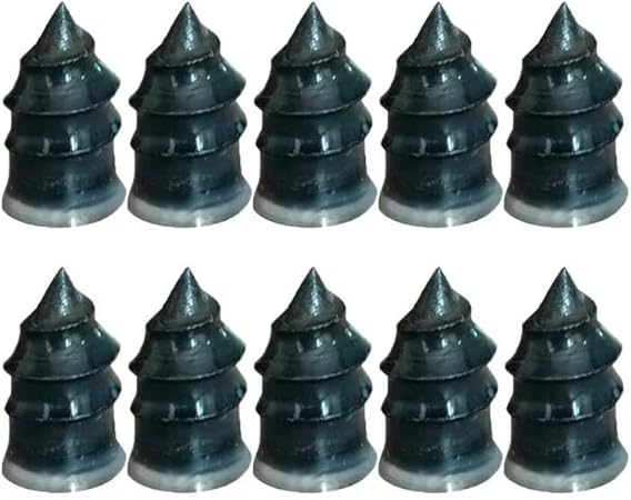 MySouq.Co Store 10Pcs Vacuum Tyre Repair Nail Kits for Wheels Car Motorcycle Scooter Rubber Tubeless Tire Repair Tool Glue Free Repairing Tire Nail Randomly-B0DJBSZ8RR