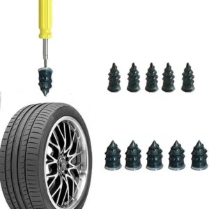 MySouq.Store Tyre Repair Rubber Nails,Tubeless Tyre Repair Kit,Car Tyre Puncture Emergency Repair Kit Flat Tire Tools Plug Tubeless (10)-B0DJG5BY57