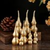 MySouq-Store 1Pcs Chinese Good Luck Brass Gourd Figurine Crafts Bagua Diagram Pattern Charm Amulet Statue Sculpture Feng Shui Home Decoration Random (ACLJY688-7)-B0DS6J7HHW