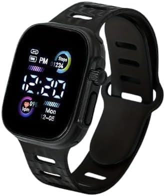 MySouq-Store [1Pcs] Led Display Digital Kids Watches Sport Boys Girls Luminous Children’s Electronic Wristwatch Students Clock Watches Relojes 2024 inside Gift Box, No Stopwatch No Alarm-B0DV9ZTZ92