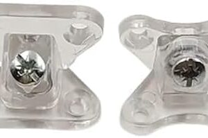MySouqEg - Stores Furniture cabinet butterfly Corner connectors, L corner bracket, Mounting Bracket for Furniture, wardrobe and kitchen cabinet + Screws (16)-B0F8NDGZSV