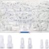 MySpuqEg - Store (80 Pcs) CE1.25,CE2,CE5.5 GA AWG Closed End Crimp Caps Splice Gauge Wire Connectors Terminals (White) for Mix mm wire-B0F8NLM4XV