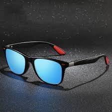 MySouq-Store [1Pcs-14 * 5cm-18Grams - Blue color ] 2022 New Unisex Rectangle Vintage Sunglasses Fashion Design Retro Sun Glasses Man Eyeglass Casual Goggles UV400 Eyewear - Blue- H0808 Not polarized-B0F8R9MCGG