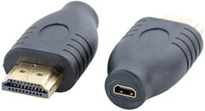 HDMI-compatible M/F Converter Standard - Compatible Male to Micro - Compatible Female Socket Adapter-B0F8VZ69T9