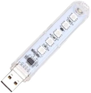 MySouqEg-Store USB Mini Changer LED Light For Book Lights for BEd Room LEDs SMD For PC Laptops Notebook Mobile Power Charger Reading Bulb RGB-B0F93W8327