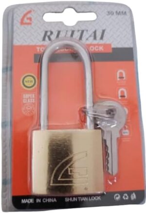 30mm Heavy Duty Security Lock With Keys - long neck Locks RUITAI,-B0F9B3JS81
