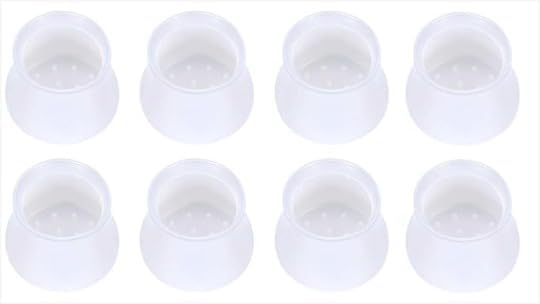 MySouqEg Store 8 Pcs φ1.1inch/28mm Anti-Scratch Silicon Chair Protectors for Wooden Floor, Silicon Furniture Feet Covers, Rubber Feet for Chair Leg Silicone Pad Protector for Furniture Feet Pads Cap-B0F9LN3SN4