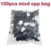 (B0FDL5ZN1Z) Case Mixing Clip Universal Car Fender Plastic Bumper Auto Furniture Plastic Fastener As Shown (100Pcs)