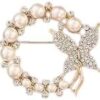 21Aaqm1toAL._AC_ (B0FFG73D6P)1 Pcs Elegant Women's Brooch Pin Delicate & Dainty brooches Accessory Sparkling Rhinestone Brooch for Dresses Select Your Style Dress Suit High-end Pins Jewelry 4CmX4Cm (BC04)